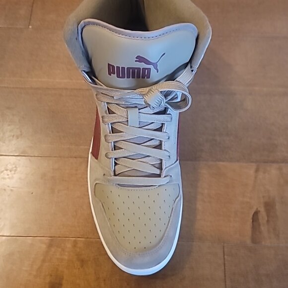 Men's Puma Tan and Red Sneakers Size 13 - Picture 2 of 4